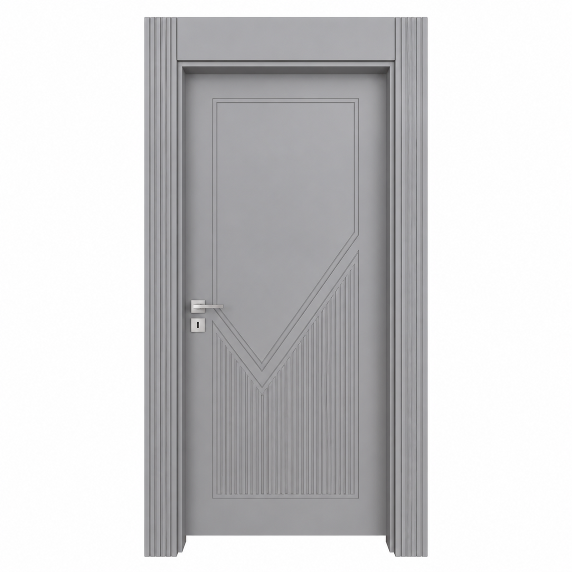 BY-4039V Porte intérieure laqué  Vitrée
